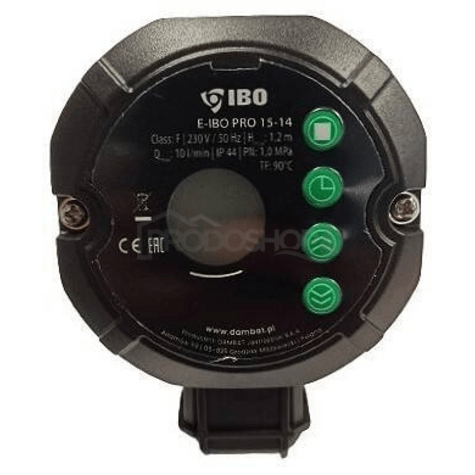 Schéma zapojení: Energeticky úsporné elektronické oběhové čerpadlo E-IBO PRO 15-14 pro cirkulaci teplé vody. Režim AUTO. Energetická třída A.