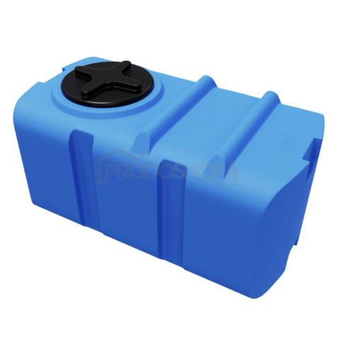 Schéma zapojení: Modrá plastová nádrž na vodu 400L má A-TEST. Nádrž můžete použít k uskladnění dešťové vody, pitné vody i potravin