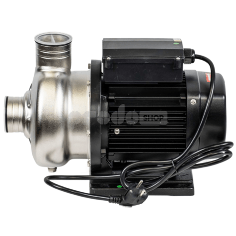 Schéma zapojení: Profesionální odstředivé čerpadlo F-CPM 26 INOX. Hydraulické prvky, které přicházejí do styku s vodou, jsou z nerezové oceli AISI 304. Čerpadlo pro nepřetržitý provoz.