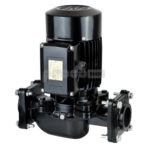 Schéma zapojenia: Priemyselné obehové čerpadlo IPML 50-750 je vyrobené z liatiny, hliníka, nerezovej ocele AISI 304.