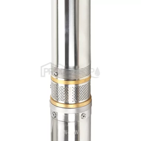 Schéma zapojenia: Automat s ponorným čerpadlom IBO SDM 3-11 - RTS. Ochrana behu na sucho, spätný ventil a manometer sú v jednotke PC-20P.2
