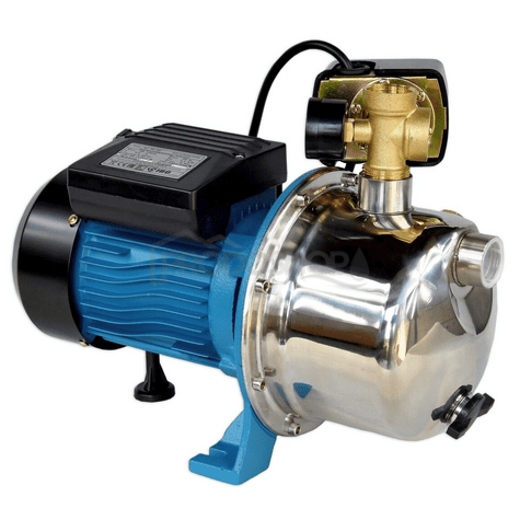 Bekötési rajz: Házi vízmű AJ 50/60 rozsdamentes acél AISI304 szivattyúval. Hidrofor tartály. 60L2