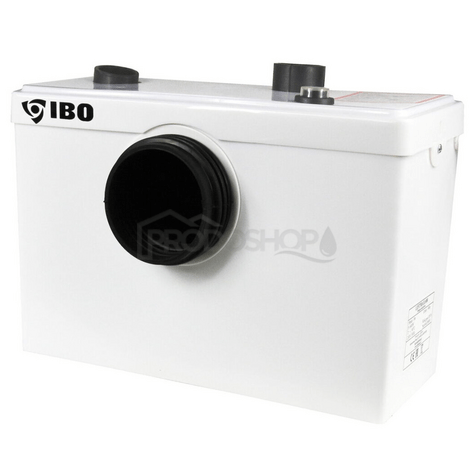 Bekötési rajz: A SANIBO 4 egy átemelő szivattyú WC-öblítéshez, hatékony darálóval2