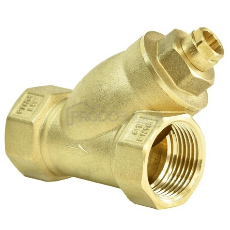 Schéma zapojení: Mosazný závitový filtr YBF  1