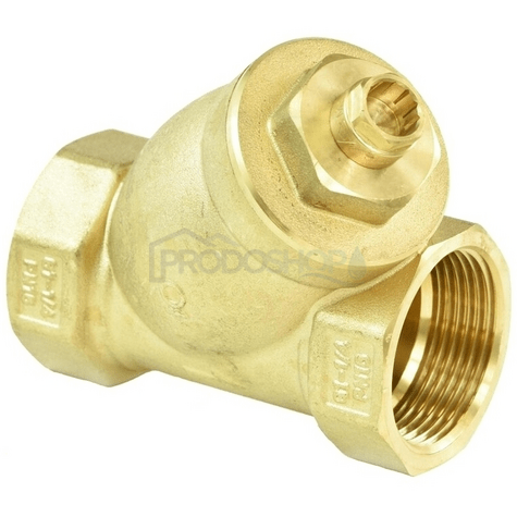 Bekötési rajz: Sárgaréz menetes szűrő YBF 5/4