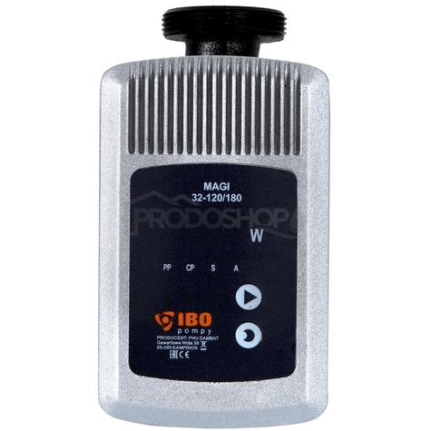 Bekötési rajz: A MAGI H 32-120/180 energiatakarékos keringető szivattyú A energiaosztályú. Energiahatékonysági együtthatója EEI<=0,23.2