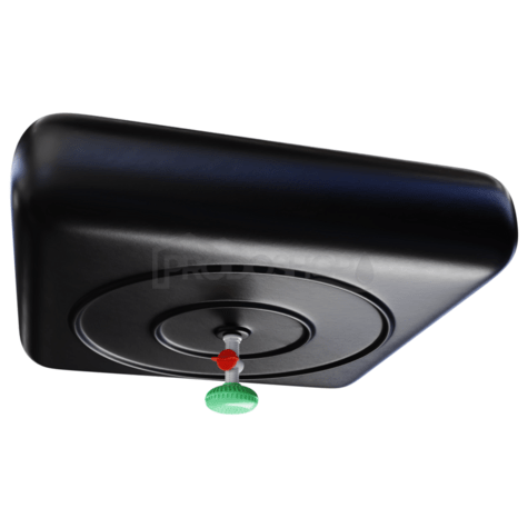 Schéma zapojenia: Čierná sprchová nádrž na vodu s objemom 100L. Praktická letná vonkajšia sprcha.2