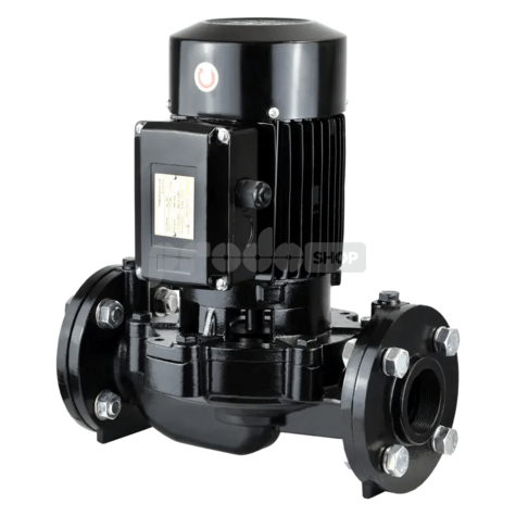 Schéma zapojenia: Priemyselné obehové čerpadlo IPML 50-2200 je vyrobené z liatiny, hliníka, nerezovej ocele AISI 304.2