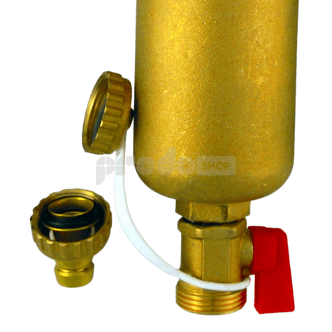 Bekötési rajz: Az öntisztító sárgaréz Neptun szűrő maximális víztisztaságot biztosít, ezáltal megbízható működést és hosszú élettartamot garantál minden utána beépített berendezés számára.3