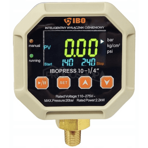 Bekötési rajz: A digitális nyomáskapcsolóval ellátott  IBO3- SDM 24 szivattyú előnyei