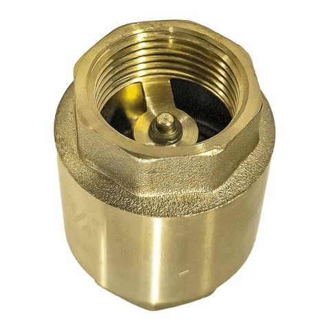 Schéma zapojení: Celomosazná zpětná klapka 1