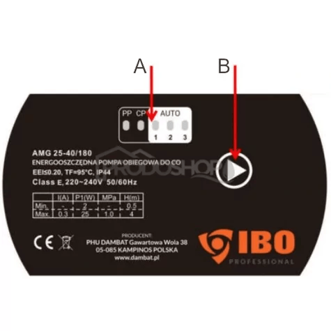 Bekötési rajz: AMG 25-40/180 elektronikus szivattyú használata 
