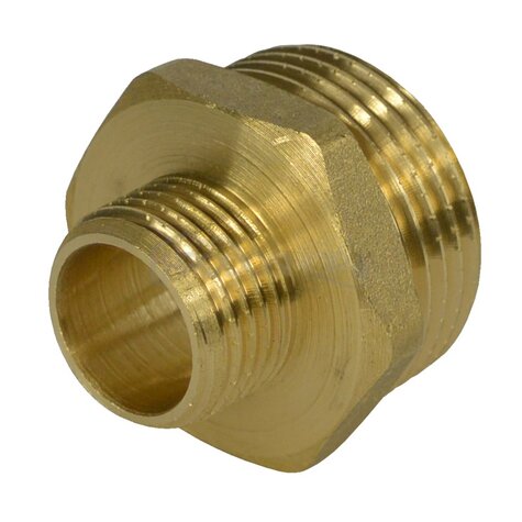Mamelon redus 1"x 3/4" alamă