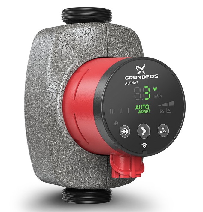 Circulateur De Chauffage Grundfos Alpha2 15-60 130 Reconditionné - Garantie 1 An - Énergie A+++