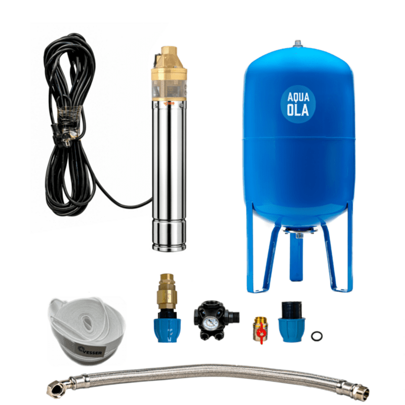 Hidrofor cu pompă submersibilă SKM 100 / 80L | Prodoshop.ro