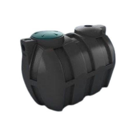 Plastová žumpa, 2000l, DN 110 monolit