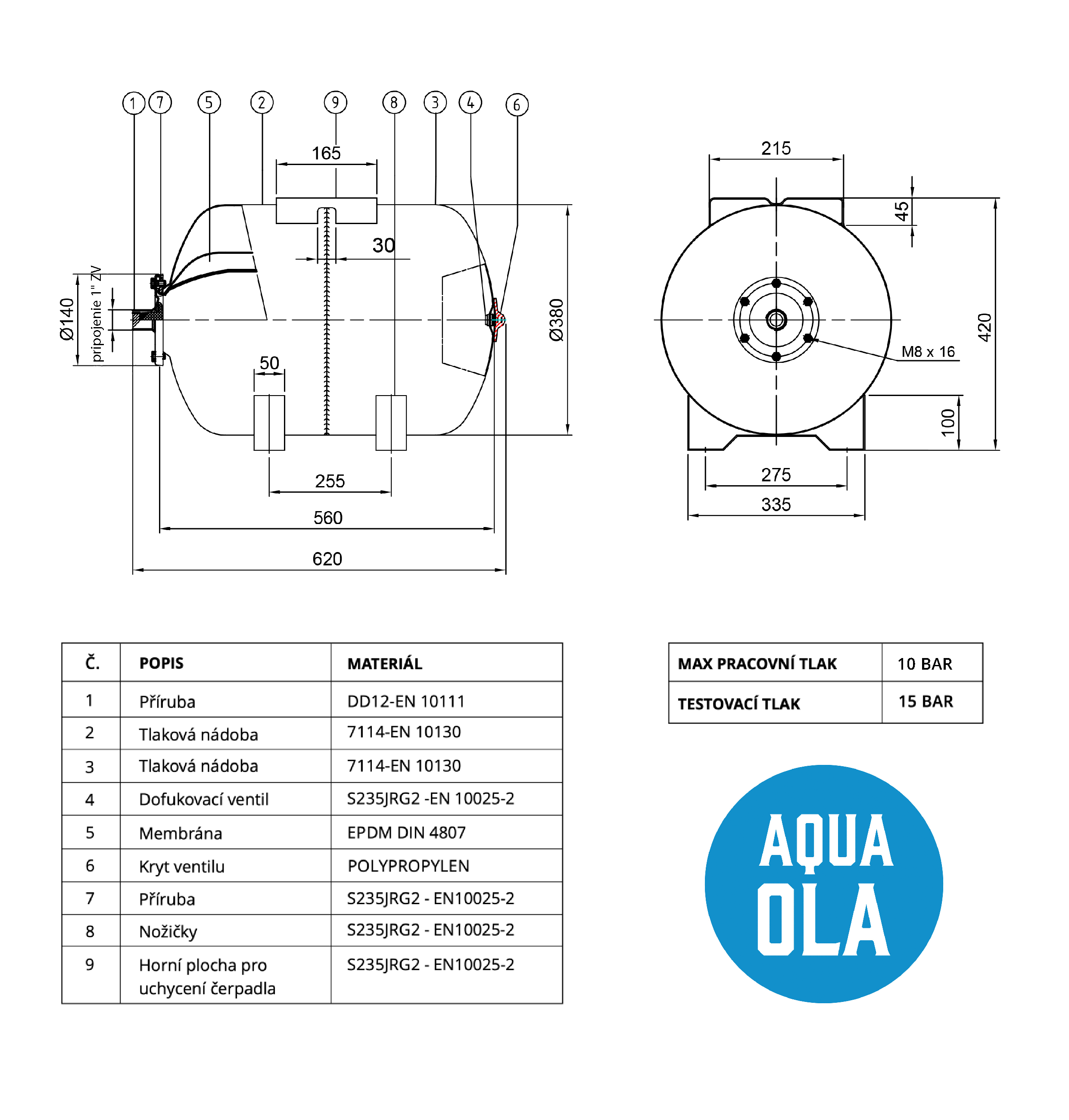 Domácí vodárna Omnigena JET 100 A / 60L