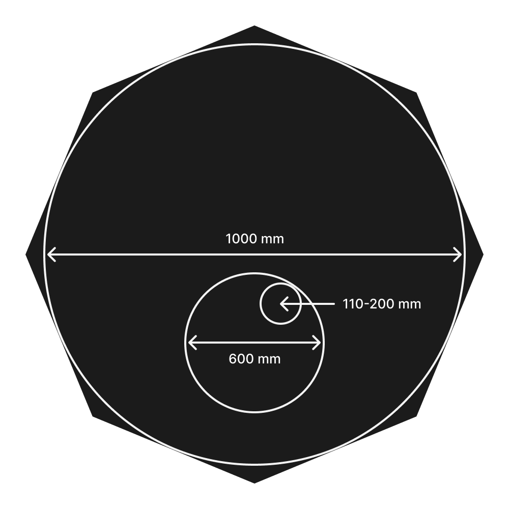 Šachta na vrtanou studnu 1600x1000